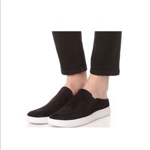 Vince Verrell Slide Sneaker in black suede